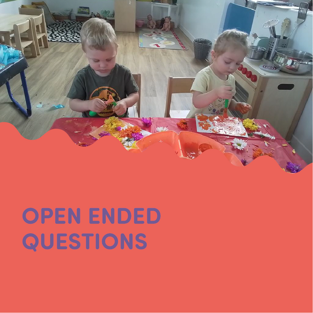 What are open ended questions?